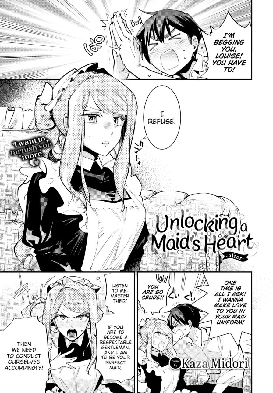 [Kaza Midori] Unlocking a Maid's Heart - After (Comic Bavel 2025-04)