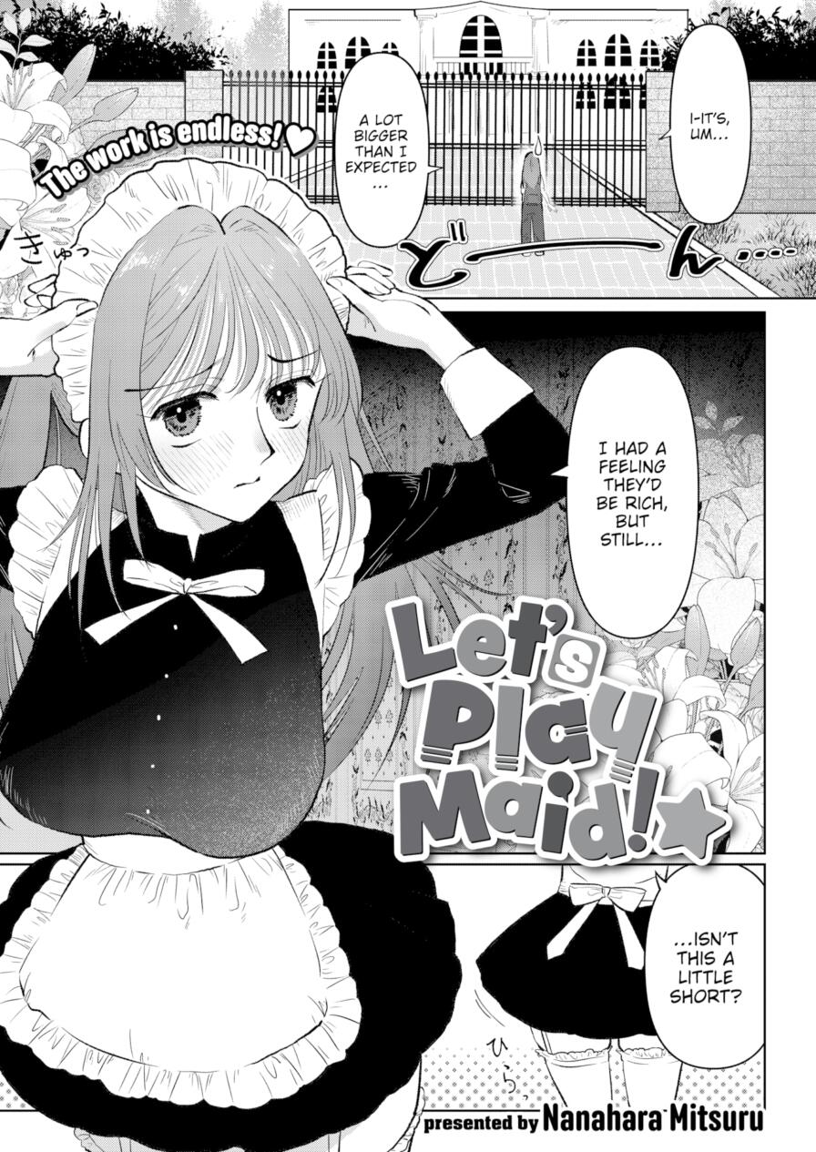 [Nanahara Mitsuru] Let's Play Maid! ☆ (Weekly Kairakuten 2025-04)