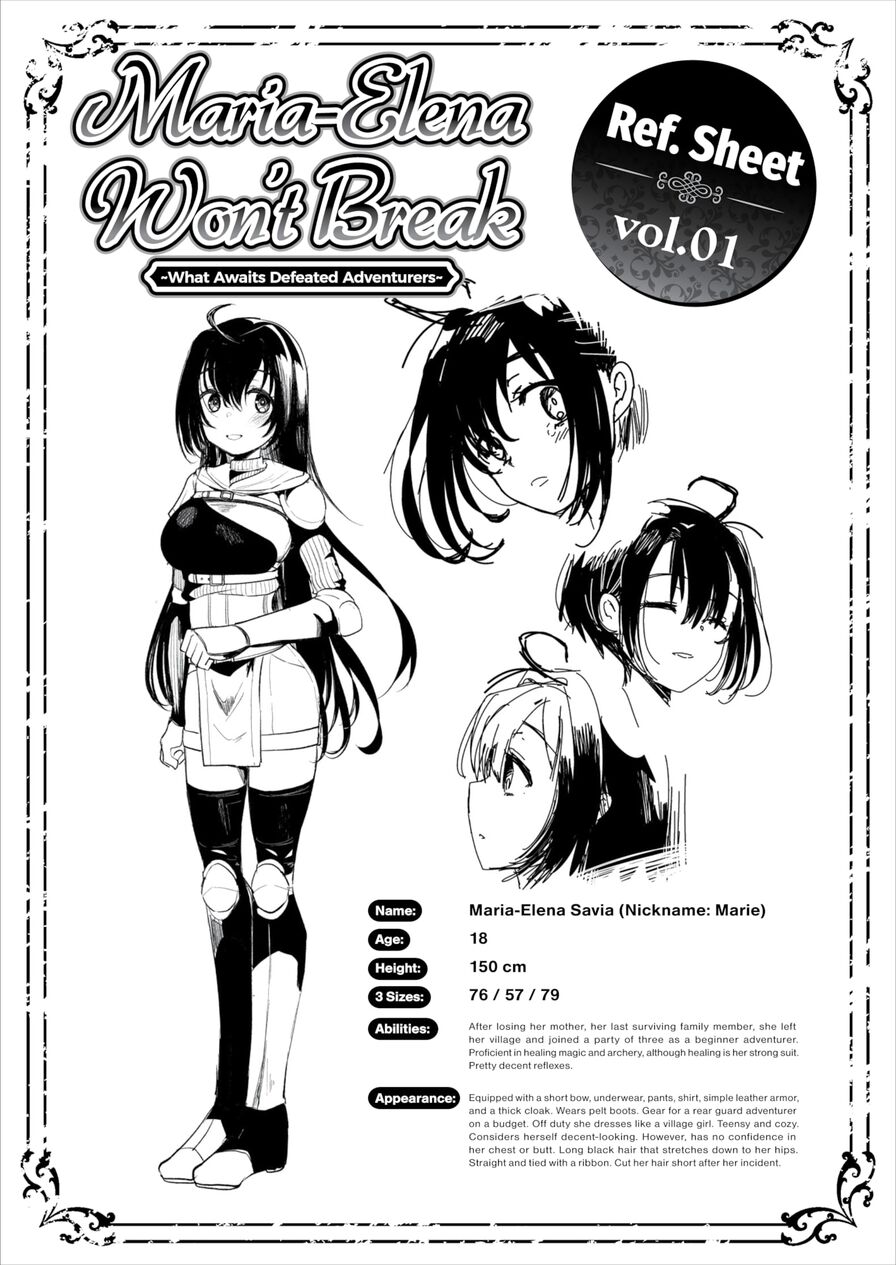 [Kameyoshi Ichiko] Maria-Elena Won't Break - Ref. Sheet vol.01 (Isekairakuten Vol.28)