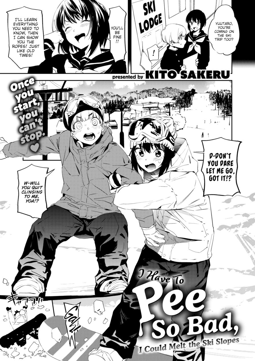 [Kito Sakeru] I Have To Pee So Bad, I Could Melt the Ski Slopes (Comic X-Eros #83)