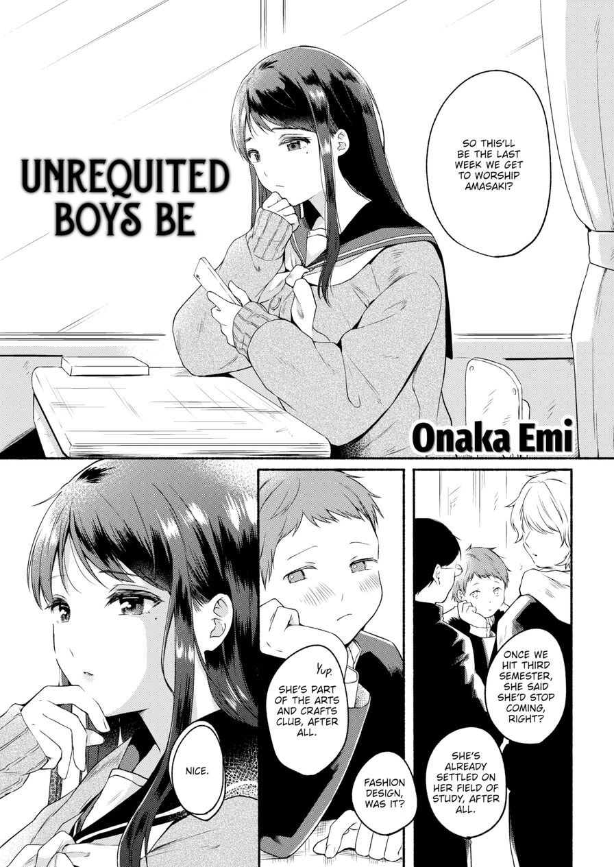 [Onaka Emi] Unrequited Boys Be (Comic Kairakuten 2022-04)